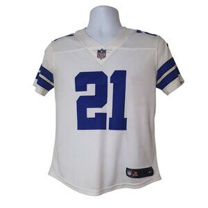 Nike NFL Dallas Cowboy Ezekiel Elliott #21 Stitched White Vapor Limited Jersey S